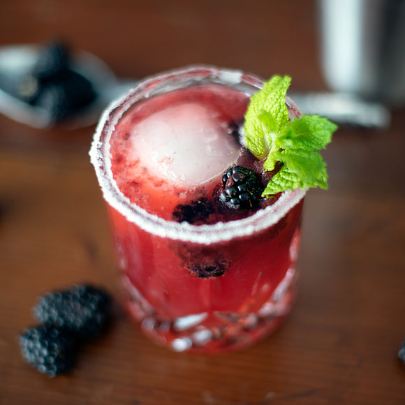 Image of Blackberry Bourbon Smash Cocktail